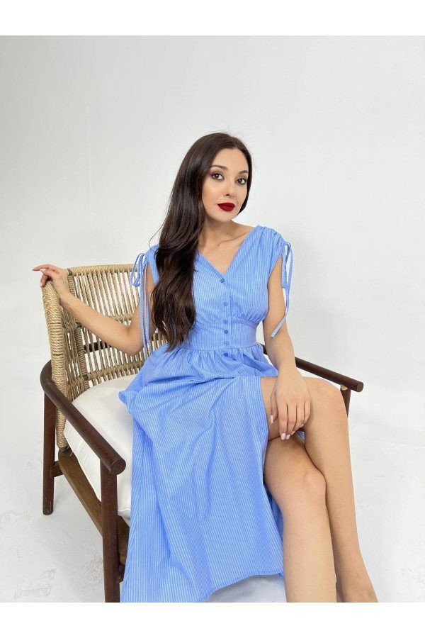 5486 ELBİSE-DALLAS ÇİZGİLİ - Görsel 4